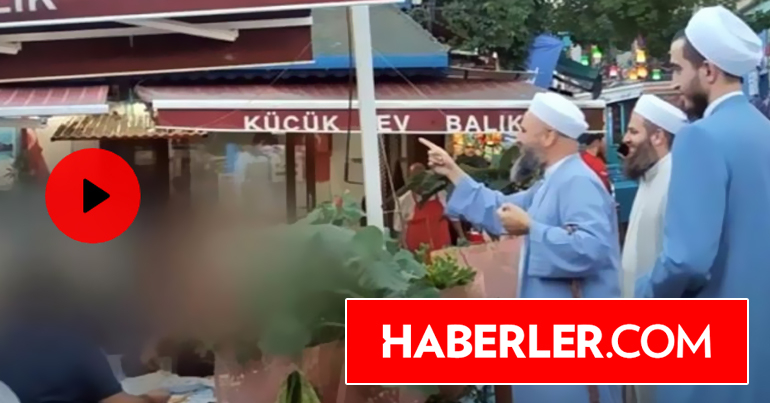 Meyhanelerin önüne gidip içki içen vatandaşları uyardı