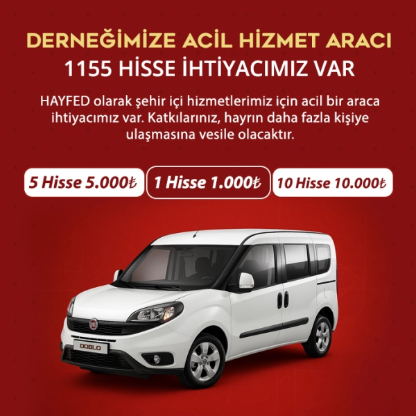 Hizmet Aracı Hisse Bağışı